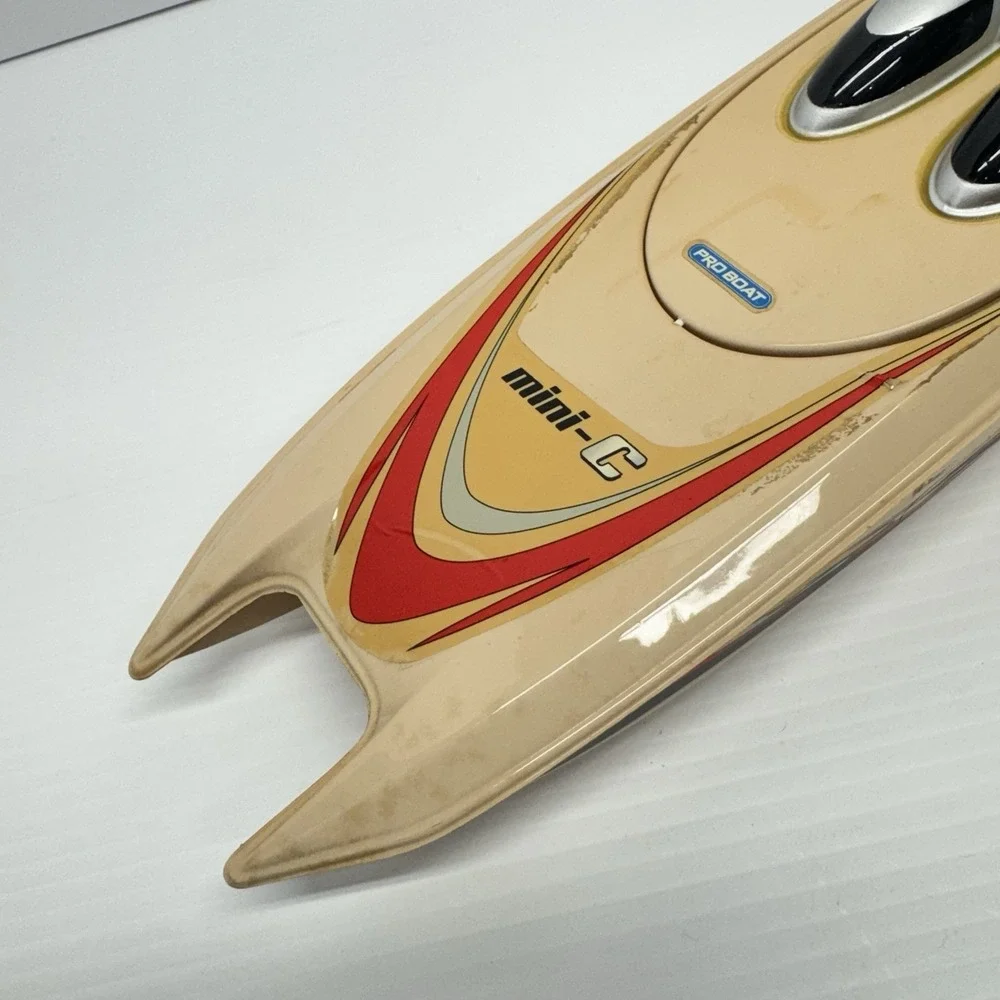 Proboat Mini C Brushed Electric RC Boat Vintage FOR PARTS UNTESTED